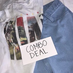 Jeans & Sheer back tank !